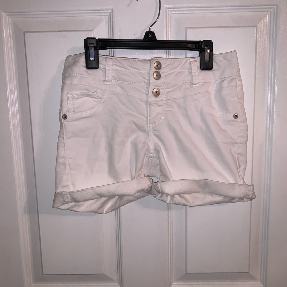White Denim Shorts!!